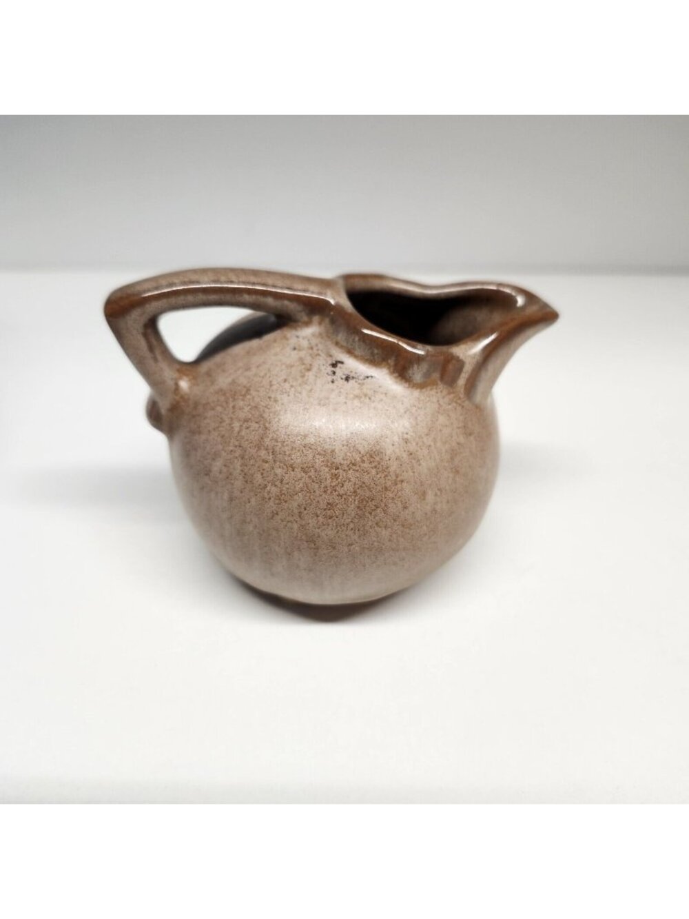 Frankoma Pottery Mini Pitcher Creamer Small Syrup Pourer 2.75" Vintage